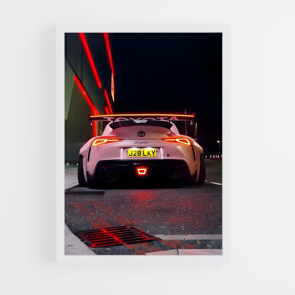Poster A90 Night Drive – affiche Toyota (vue 3)